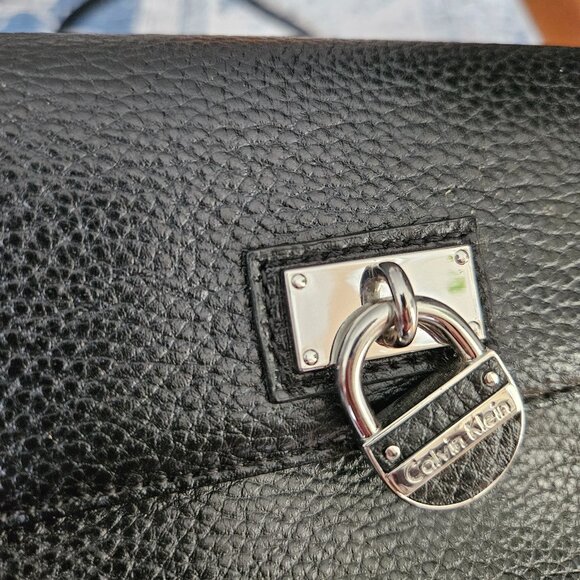 Calvin Klein Small Leather Crossbody Bag - Picture 10 of 11